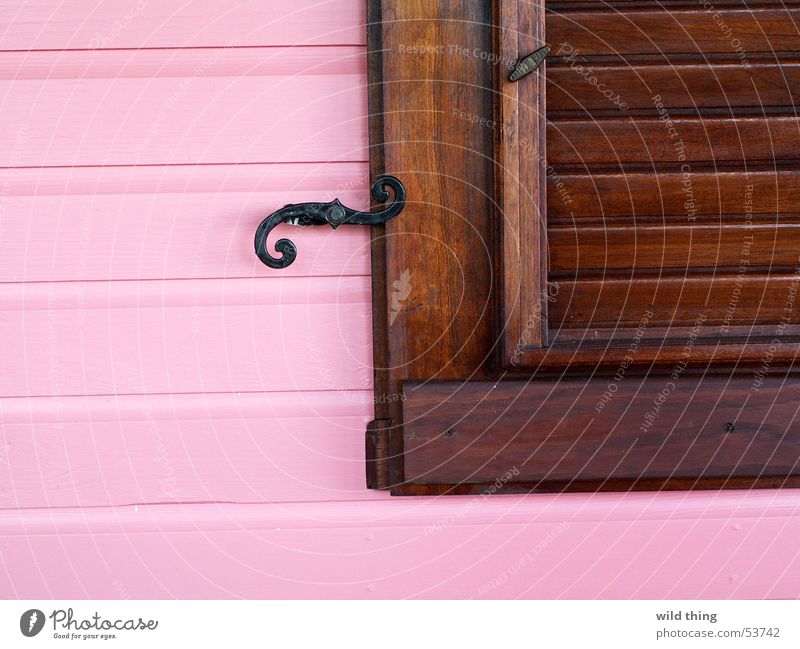 pink Fenster Haus