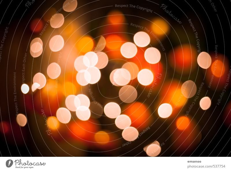 Bokeh Balls Stil Design Kerze Kitsch Krimskrams Zeichen Kugel leuchten hell schön rund gelb orange ästhetisch chaotisch Energie Unschärfe Lampe Beleuchtung