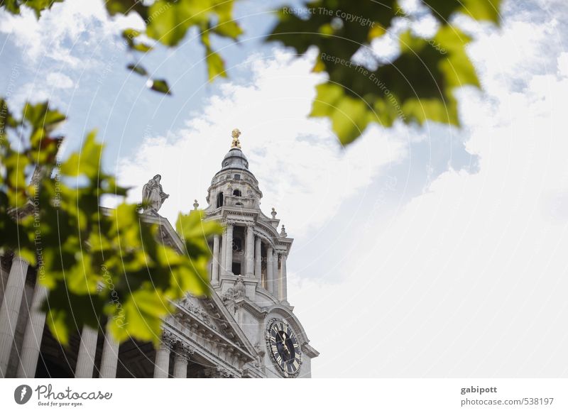 reiseziele london London Stadtzentrum Kirche Dom Turm Bauwerk Gebäude Architektur Fassade Sehenswürdigkeit St Paul’s Cathedral Bekanntheit historisch Fernweh