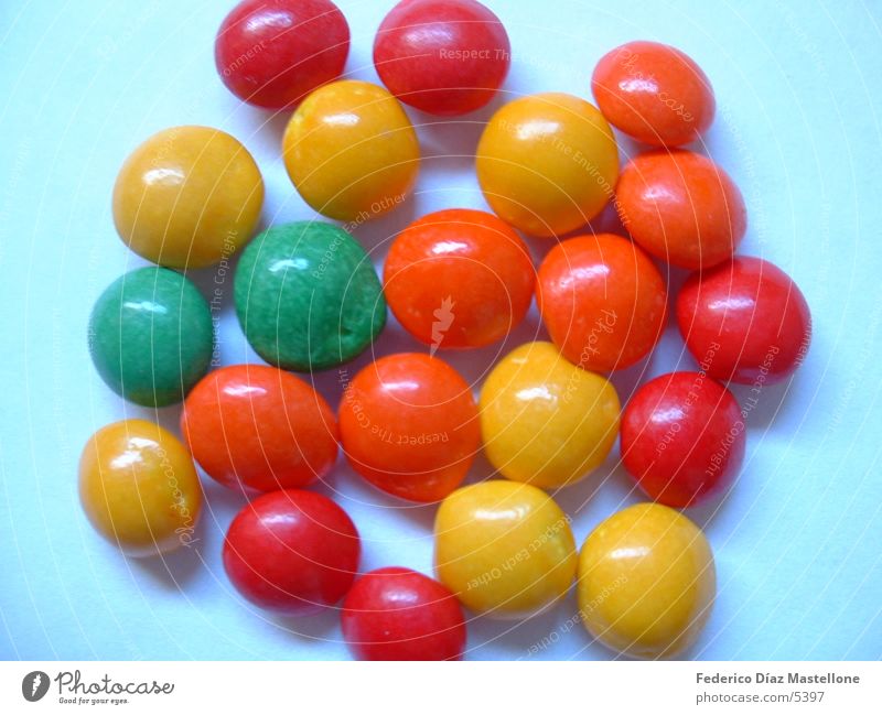 Konfetti mehrfarbig Erdnuss Ernährung multicoloured