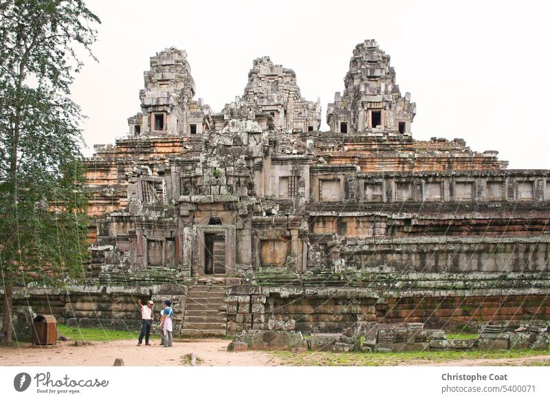 Ta Keo in Siem Reap khmer temple-mountain Angkor Kambodscha Sandstein Kambodschanische Kultur horizontal Fotografie berühmter Ort Tourismus Reiseziele