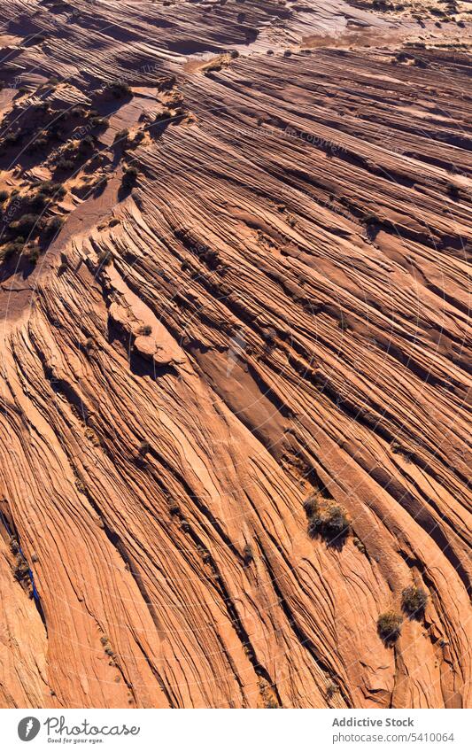 Abstrakter Hintergrund einer felsigen Formation mit ungleichmäßiger Textur abstrakt Oberfläche rau Riss Geologie Sandstein USA Mineral Felsen solide Dürre