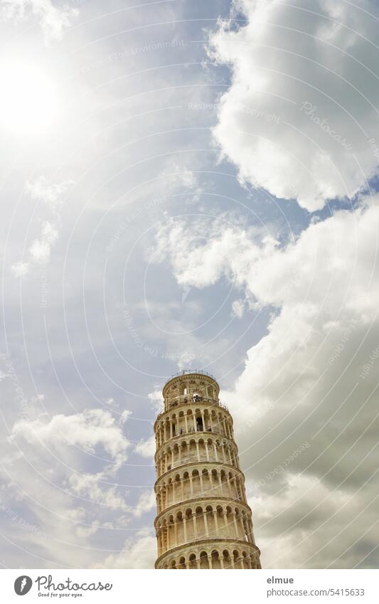 Schiefer Turm von Pisa Torre pendente di Pisa Wahrzeichen Italien Ferien & Urlaub & Reisen Blog Sehenswürdigkeit Architektur Toskana Bonanno Pisano