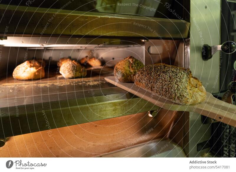 Verfahren zum Backen von knusprigem Brot backen Kruste Knusprig Brotlaib frisch Lebensmittel Teigwaren lecker geschmackvoll Bäckerei Feinschmecker natürlich