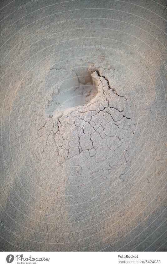 #A0# Spur im Sand fußabdruck Fuß Sandstrand Barfuß spurensuche spurenlesen Spuren