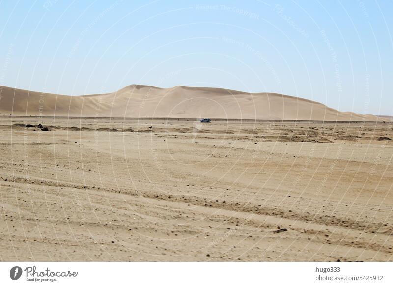 Lass den Blick schweifen 8 Wüste Namibia Afrika Sand Natur Ferne Landschaft Ferien & Urlaub & Reisen Abenteuer Düne Außenaufnahme Wärme Farbfoto Blauer Himmel