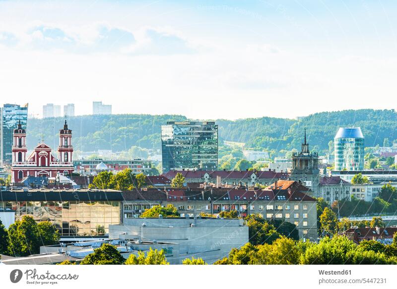 Litauen, Vilnius, Neue Stadt Sehenswürdigkeit Sehenwürdigkeiten sehenswert Stadtansicht Urban Stadtbilder Stadtansichten Stadtlandschaften Wolkenkratzer