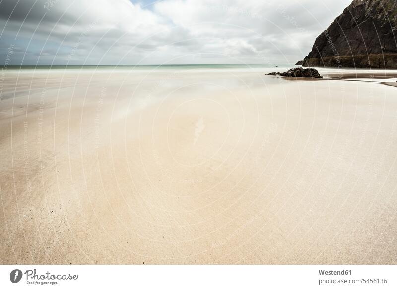 Großbritannien, Schottland, Isle of Lewis, Sandstrand Küste Küstenlandschaft Reiseziel Reiseziele Urlaubsziel Ruhe Beschaulichkeit ruhig Tag am Tag