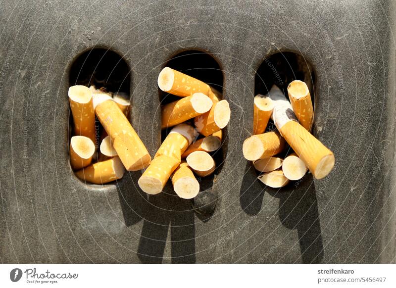 UT Bock auf Bochum I Kippenmassengrab Zigarettenstummel Aschenbecher Aschenbecher Zigaretten Rauchen ungesund Gesundheit gesellig Nikotin gesundheitsschädlich