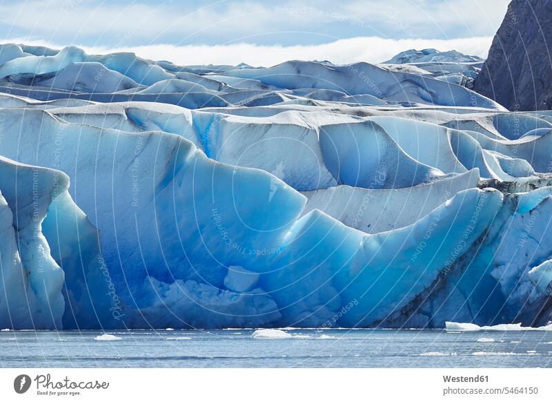 Südamerika, Chile, Nationalpark Torres del Paine, Grey-Gletscher am Lago Grey Schönheit der Natur Schoenheit der Natur Himmel Textfreiraum schroff Landschaft
