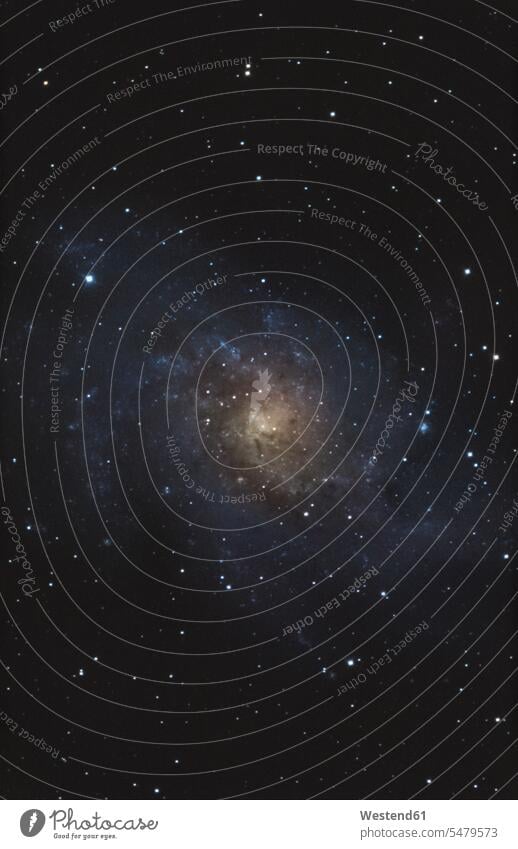Astrofotografie der Spiralgalaxie M33 Nacht nachts Galaxie Galaxien Natur Langzeitbelichtung leuchtend strahlend hell Ruhe Beschaulichkeit ruhig Sternhimmel