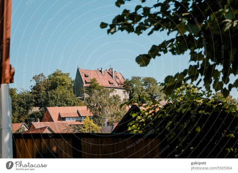Eine Burg in Hornburg Burg oder Schloss historisch Sehenswürdigkeit Architektur Bauwerk Gebäude Außenaufnahme alt Tourismus Ausflug Wahrzeichen