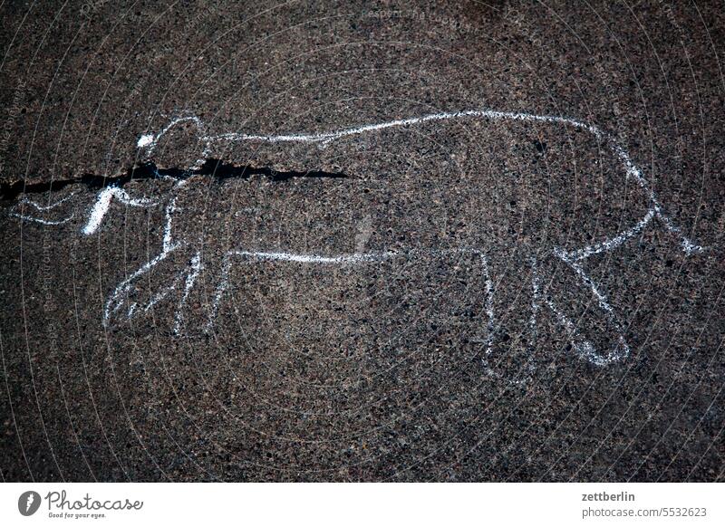 Elefant grafitti grafitto illustration kinderzeichnung kreide kreidezeichnung kunst mauer pflastermalerei sachbeschädigung sprayen sprayer stadt szene tagg
