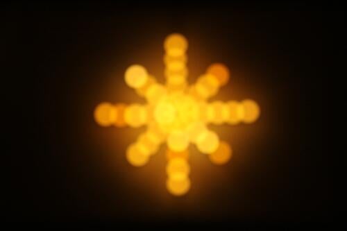 Weihnachtsstern mit Unschärfe Stern Stern (Symbol) Sternbild sternenlicht Weihnachten & Advent Weihnachtsdekoration Dekoration & Verzierung festlich