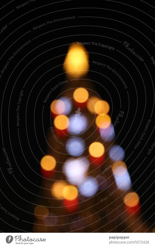 Weihnachtsbaum mit Bokeh Weihnachtsdekoration Weihnachten & Advent weihnachten konzept hintergrund Weihnachtsbaumschmuck Dekoration & Verzierung Feste & Feiern
