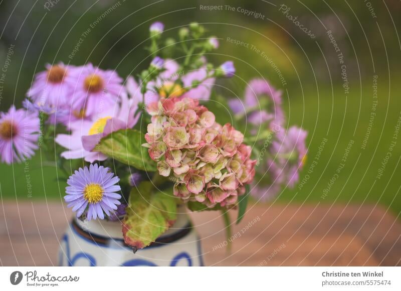 Begrüßungsrituale | Blümchen für dich Blumenstrauß Herbststrauß quer durch den Garten Gartenblumen Geburtstag Liebe blühend Gartenblümchen Blühend Natur