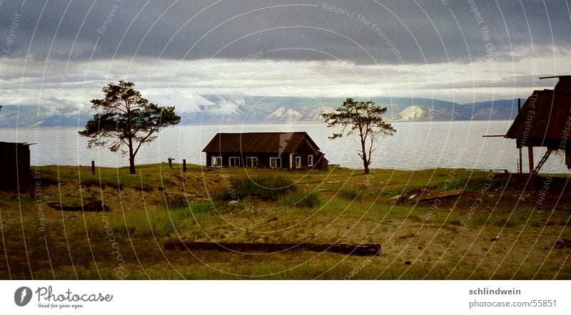 sibirische einsamkeit Einsamkeit Sibirien Haus Baum baikalsee