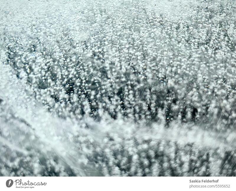 Eisblasen gefroren Wasser Winter Blasen Natur See kalt frieren Saison Jahreszeiten saisonbedingt Winterstimmung Eiskristall Wintertag Kälte