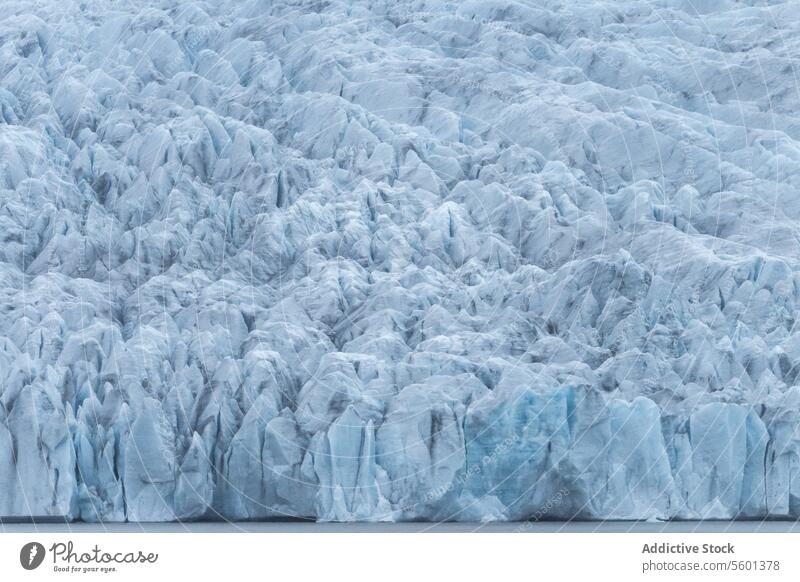 Texturierte Eisformationen auf dem VatnajÃ¶kull-Gletscher, Island Nationalpark Natur Nahaufnahme Muster kompliziert gefroren Winter arktische isländisch