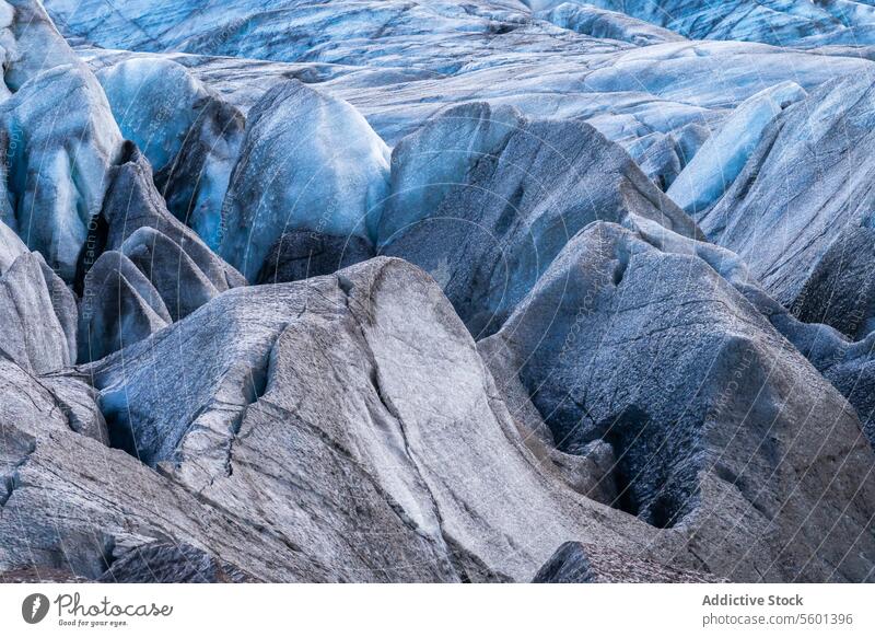 MysteriÃ¶se Eisformationen am VatnajÃ¶kull-Gletscher Island Formation Textur Crevasse Gelassenheit Ehrfurcht Nationalpark malerisch Schönheit Natur kalt glazial