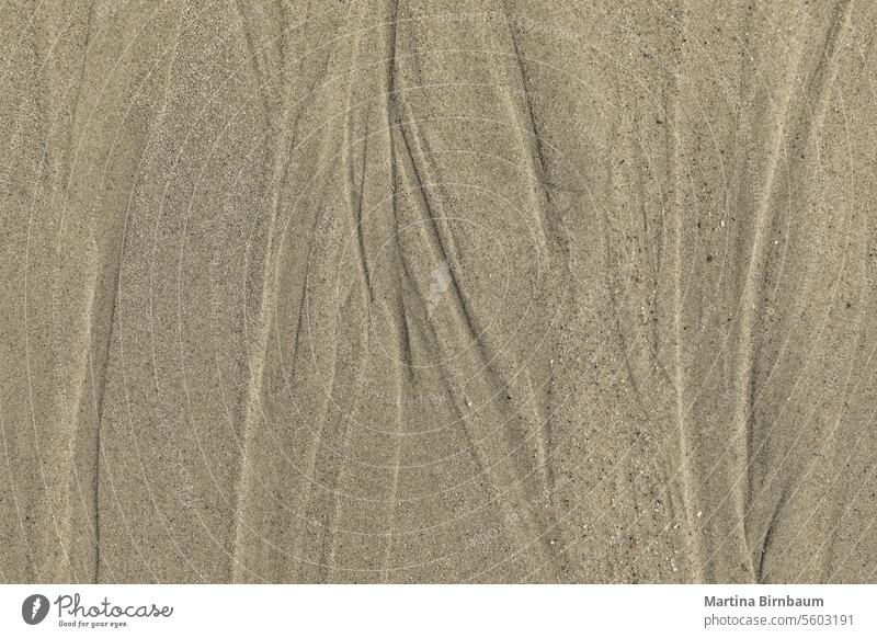 Natürliche Linien im Sand auf der Insel Edisto, South Carolina natürlich sandig winken reisen Hintergrund tropisch trocknen Düne Textur Natur Sommer MEER Muster
