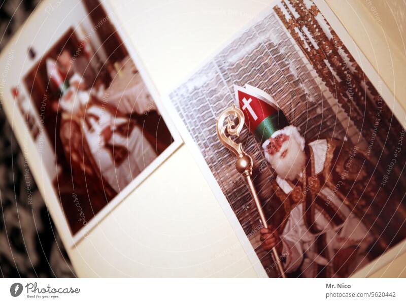Onkel Peter Weihnachtsmann Weihnachten Weihnachten & Advent Nikolaus Feste & Feiern Nikolausmütze Fotoalbum Nikolausstab Bischofsstab Umhang Bischofsmütze