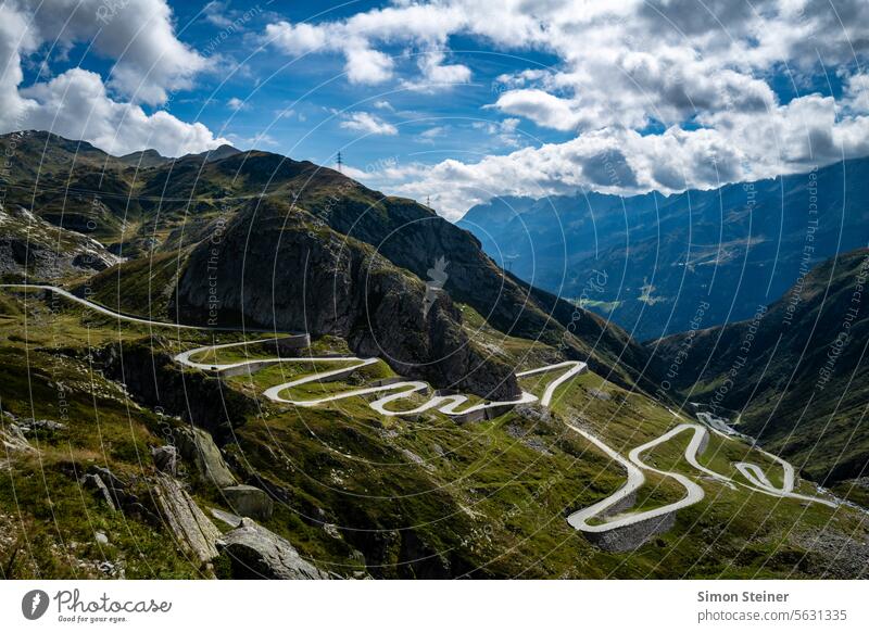 St Gotthard Alpen pass gotthard schweiz berge gebirge natur