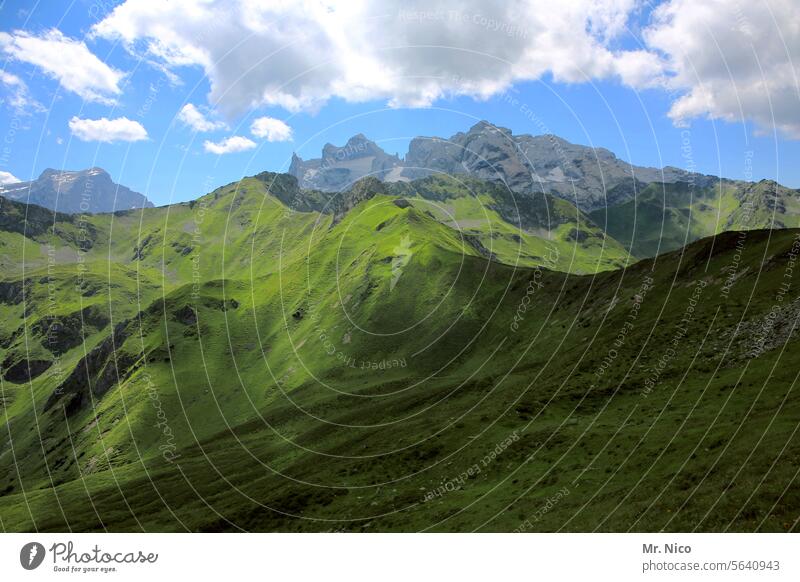 Montafon Alpen Österreich Landschaft Natur Berge u. Gebirge Abenteuer Ausflug Ferien & Urlaub & Reisen Freiheit Ferne Umwelt Bergkette Gipfel Erholung Aussicht