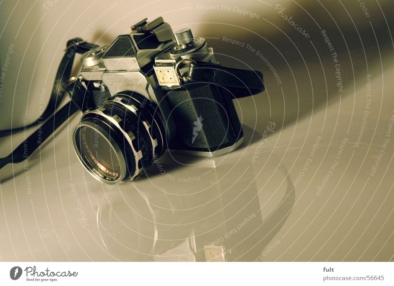 edixa reflex solide Fotokamera Stil altmodisch analog Reflexion & Spiegelung edixa-mat mod c Metall tragegurt