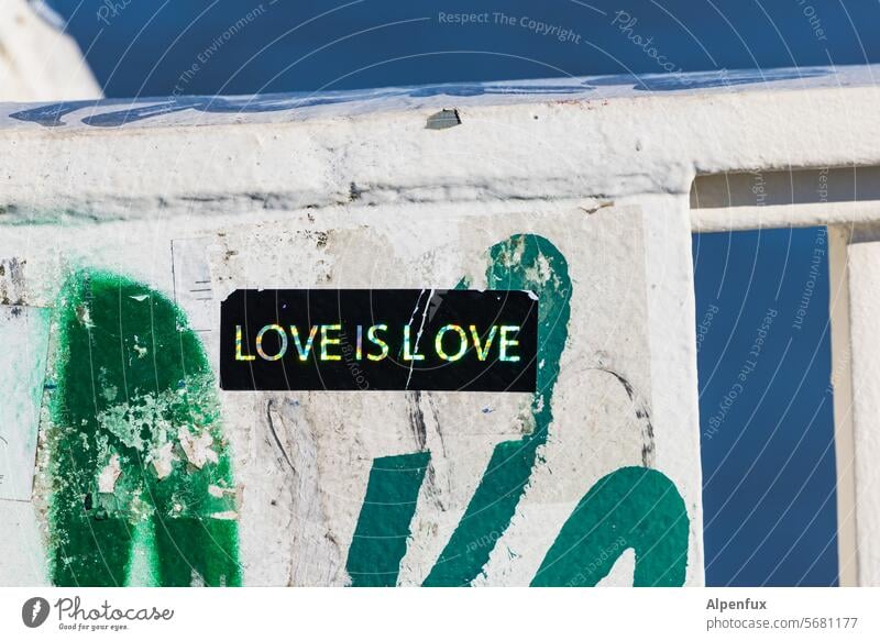 Love is Love Liebe love is love Verliebtheit Romantik Liebeserklärung Gefühle Glück Schriftzeichen Partnerschaft Symbole & Metaphern Liebesbekundung Liebesgruß