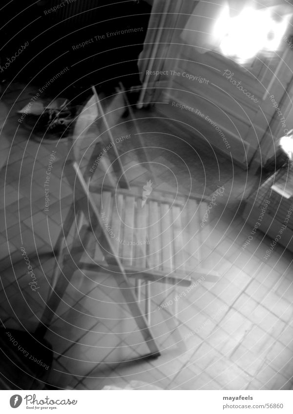 GhostChair chair living-room Schwarzweißfoto ghost fog object piece of furniture