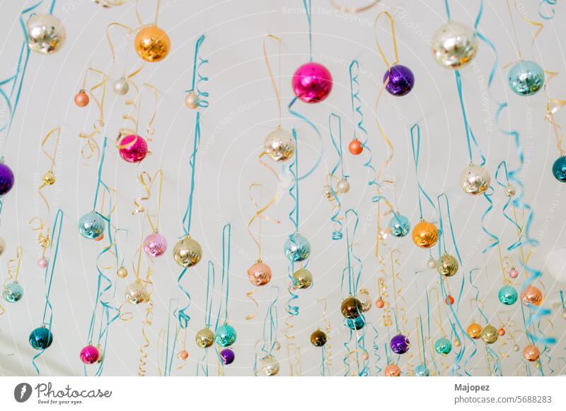 Bunter Hintergrund für eine Party Dekoration & Verzierung Farbe Feier Jahrestag Hintergründe Geburtstag feiern Meister stilvoll farbenfroh Farben Konfetti