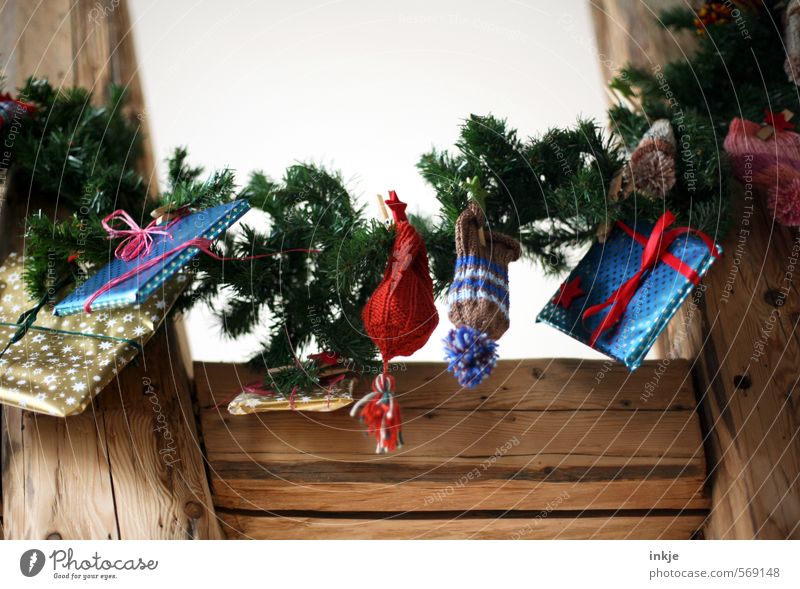 Adventskalender (oldschool handmade) Lifestyle Freude Freizeit & Hobby Handarbeit Häusliches Leben Dekoration & Verzierung Weihnachten & Advent Tannenzweig