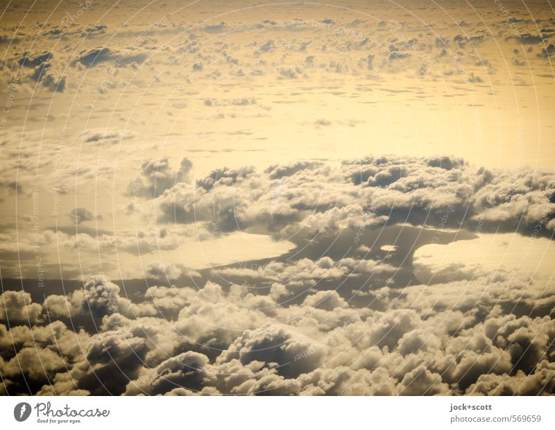 Morning Glory Wolken Wärme Ferne natürlich Fernweh Klima Wolkenformation Naturphänomene Atompilz Sonnenenergie Luftaufnahme Schatten Silhouette Lichterscheinung