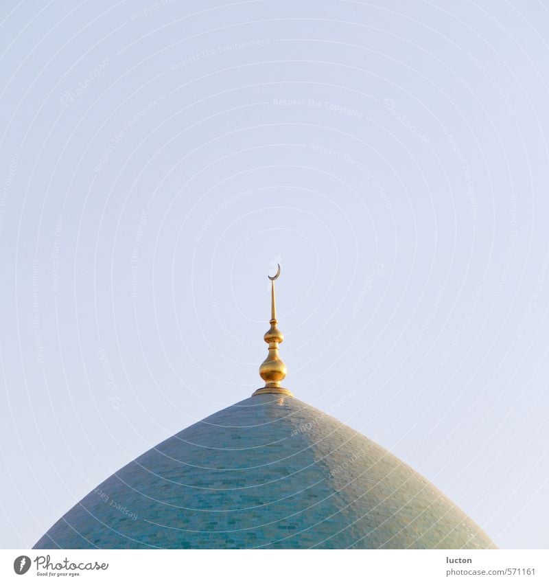Kubba einer Moschee in Asien | Usbekistan Ferien & Urlaub & Reisen Tourismus Ausflug Ferne Sightseeing Städtereise Sommer Architektur Mond Schönes Wetter Stadt