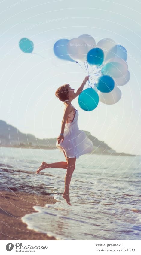 99 Luftballons Leben Ferien & Urlaub & Reisen Tourismus Ausflug Abenteuer Ferne Freiheit Sommer Sommerurlaub Sonne Sonnenbad Strand Meer Insel Wellen