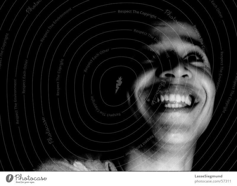 Simo schwarz weiß Freundlichkeit Hintergrundbild Marokko Afrika Gesicht lachen grinsen Schwarzweißfoto rollei 120er Freude marokaner Zähne