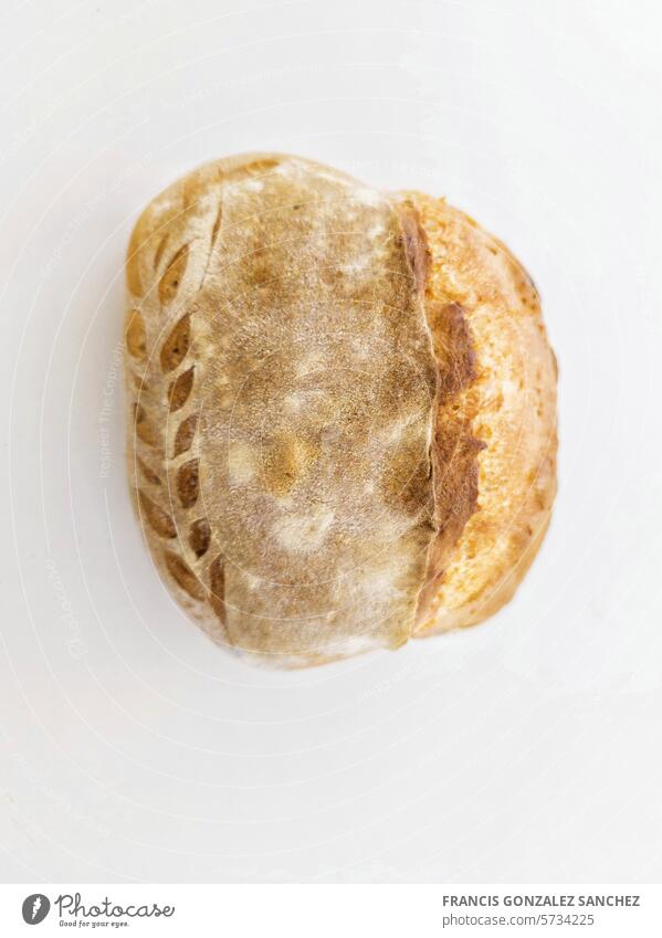 Handwerklich hergestelltes Brot mit hausgemachtem Sauerteig Mahlzeit Gesundheit Bäcker Bäckerei Spanisch traditionell Restauration Job professionell