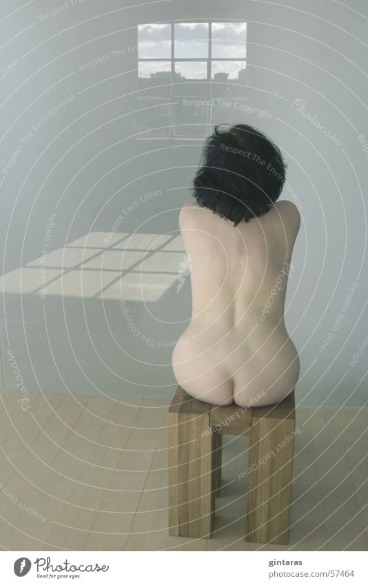 massanfertigung Frau Akt nackt Erotik Eiche Licht Möbel woman Rücken Körper Hinterteil Weiblicher Akt feminin Frauenkörper