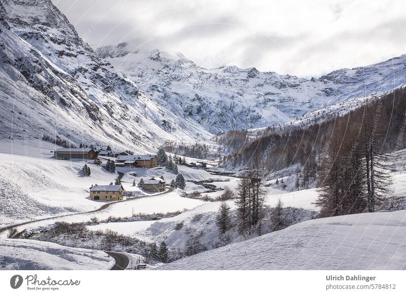 Fextal Oberengadin/Schweiz im Winter Alpen Schnee Winterromantik Ferien Urlaub Relaxen Erholung Graubünden Landschaft Switzerland Suisse Berge Tourismus