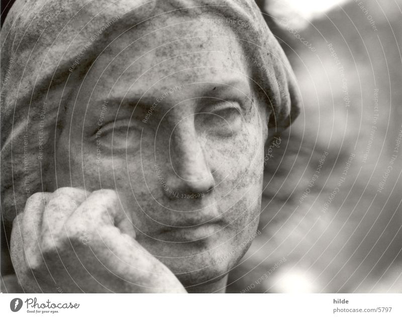 friedhof 4 Frau Statue Denken Friedhof Granit Bildhauer Freizeit & Hobby Stein nachdenken Marmor