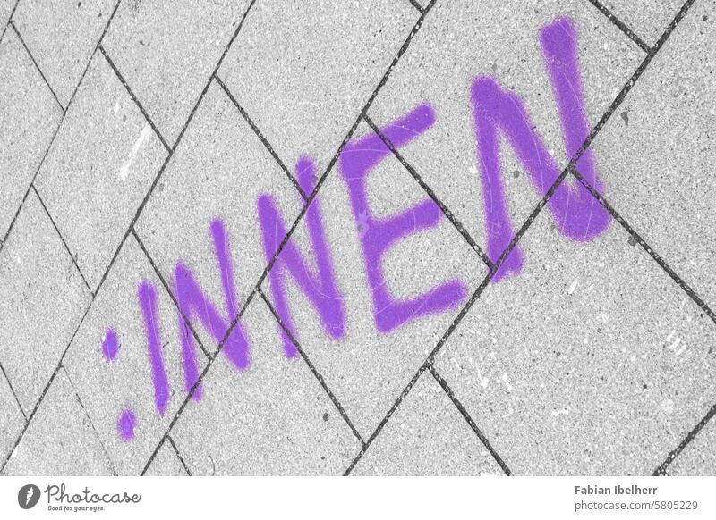 Graffiti anlässlich Genderverbot Gendersternchen Gendern Gendersprache Maskulinum