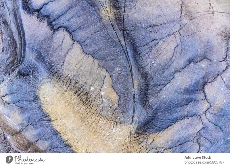 Abstrakte Luftaufnahme der südwestlichen Wüstentexturen in Utah Antenne Textur abstrakt wüst Muster natürlich erdig Töne kompliziert organisch Details Erde