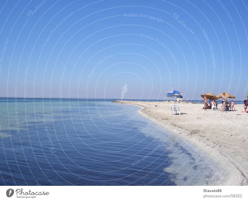TUNIS-Oranginastrand Ferien & Urlaub & Reisen Tunesien Strand Sommer Physik träumen tauchen Meer Schnorcheln ruhig Freizeit & Hobby Erholung Außenaufnahme