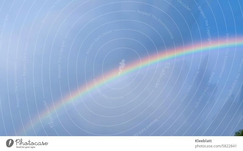 |Klangmalerei|Regenbogen - Das Gewitter zieht vorbei - Himmel Natur Lichtbrechung Spektralfarbe regenbogenfarben Lichtstrahl Physik Symbole & Metaphern spektral