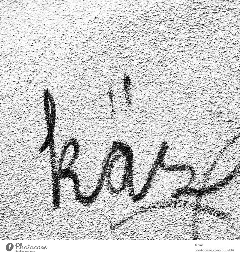 hieb- und stichfest | Milcherzeugnis, gut abgehangen Mauer Wand Putz Putzfassade Stein Schriftzeichen Schilder & Markierungen Graffiti Linie Design Inspiration
