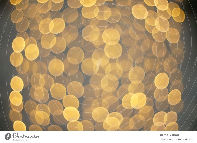 LichterMehr! Stadtzentrum gelb gold grau orange Weihnachtsdekoration Unschärfe Lampe Kreis überlagert rund Gruppe von Objekten durchsichtig Lichterscheinung