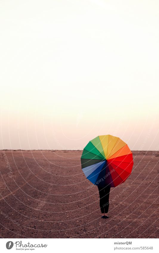 I.love.FV XXXIX Kunst ästhetisch Zufriedenheit Kreativität Idee Regenschirm regenbogenfarben mehrfarbig Sonnenschirm Landschaft außergewöhnlich Farbfleck