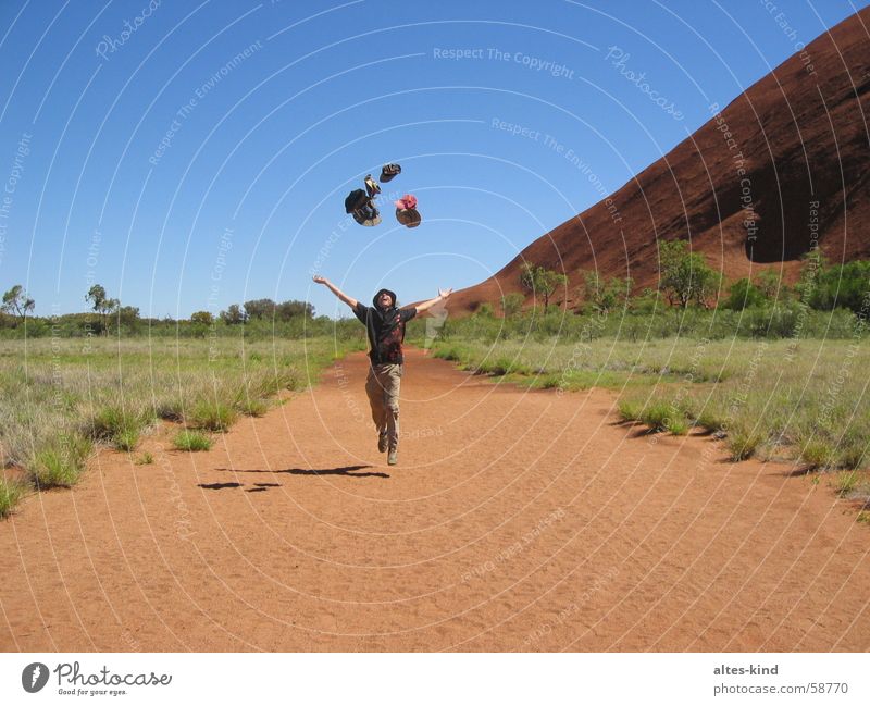 Hut verloren - Hüte gefunden Australien Outback Freude