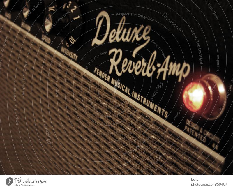 Deluxe Reverb Amp Musik Licht amp amplifier guitar light loudspeaker